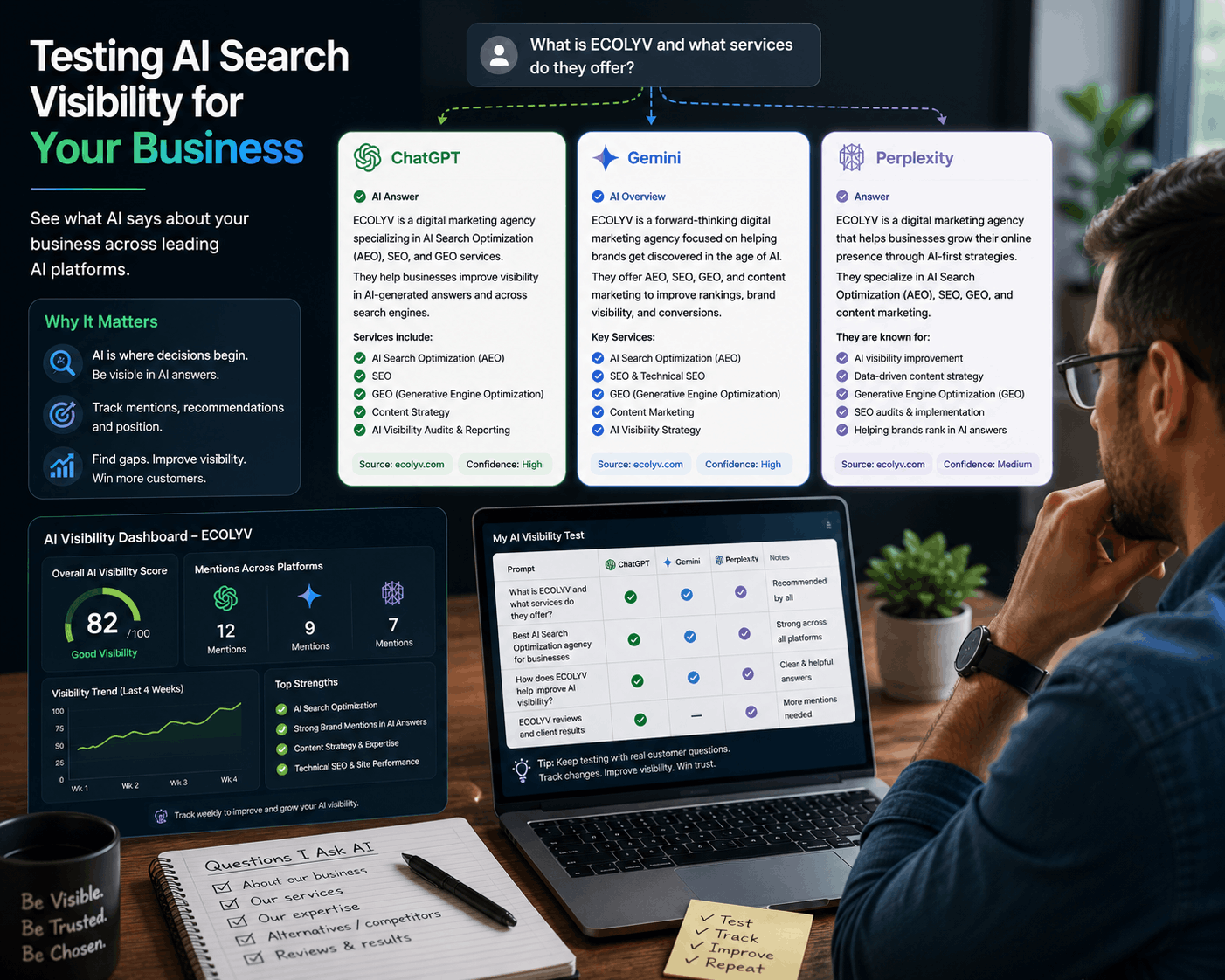 How to Check If Your Business Is Visible in ChatGPT, Gemini and Perplexity